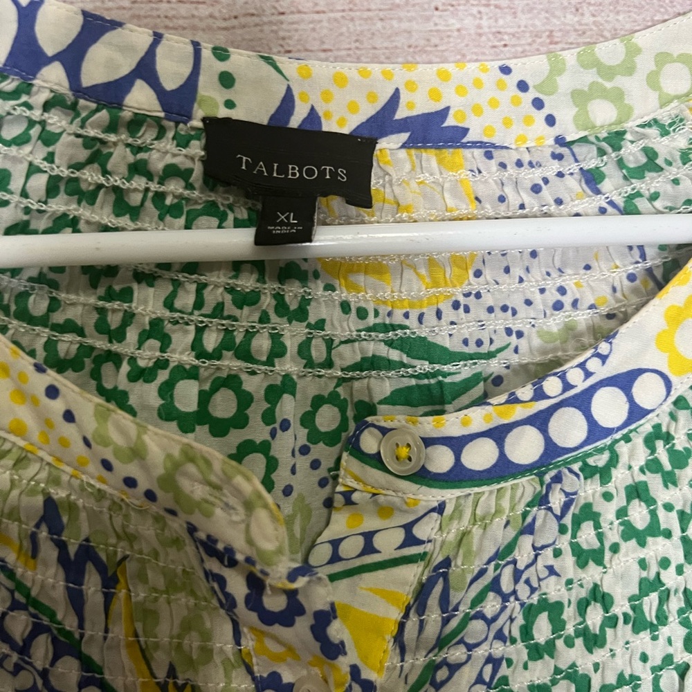 Talbots Button Down Top - Picture 4 of 4